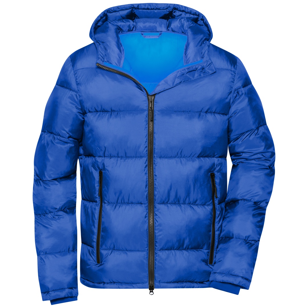 James & Nicholson Winterjacke Herren JN1168 Gr. XL electric-blue/nautic