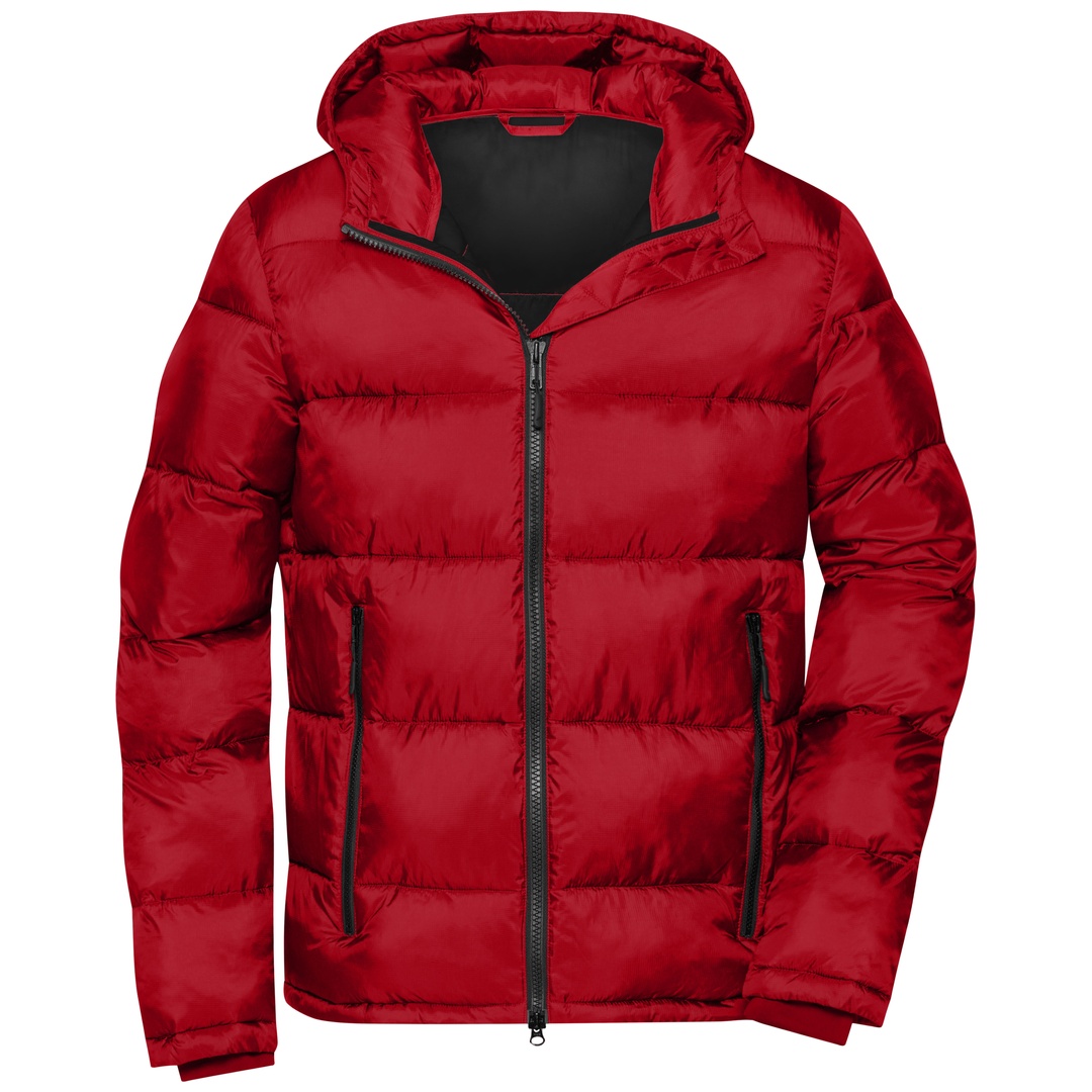 James & Nicholson Winterjacke Herren JN1168 Gr. M red/black