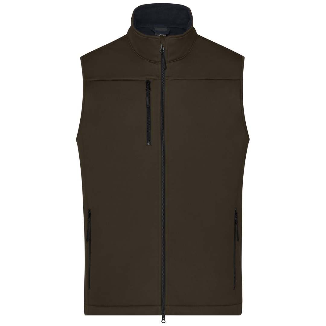 James & Nicholson Softshellweste Herren JN1170 Gr. M brown