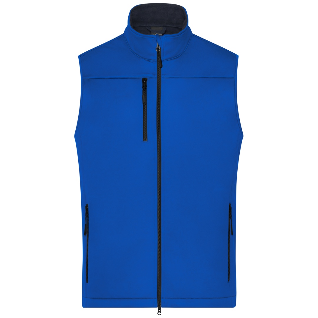 James & Nicholson Softshellweste Herren JN1170 Gr. S nautic-blue