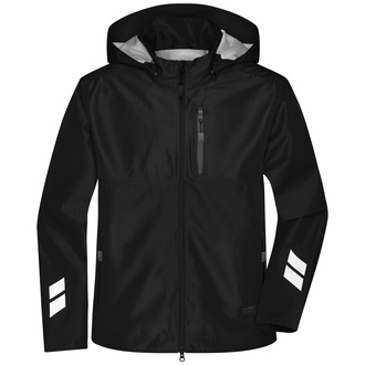 James & Nicholson atmungsaktive Arbeitsjacke JN1814 Gr. 6XL black/black