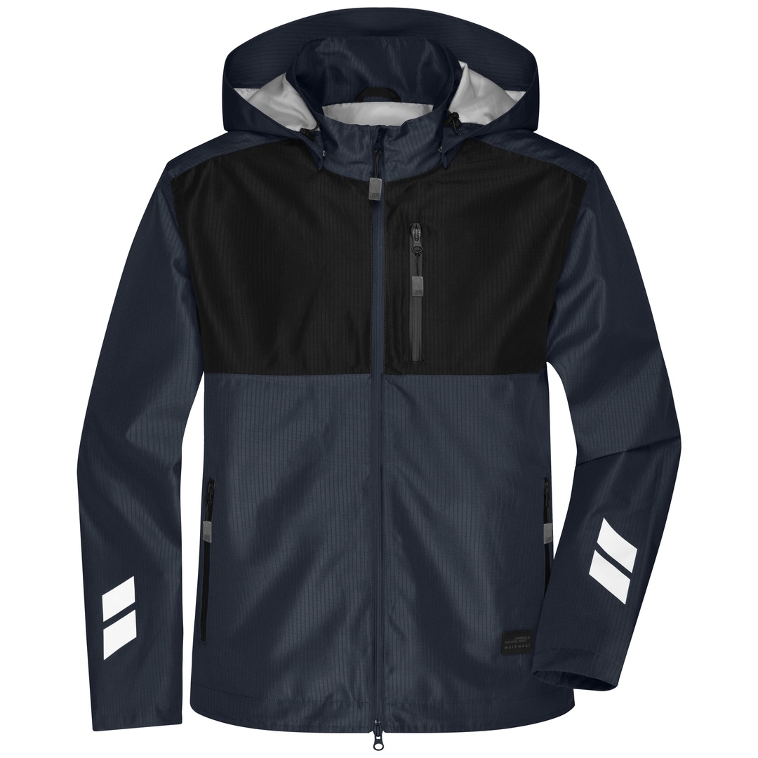 James & Nicholson atmungsaktive Arbeitsjacke JN1814 Gr. XL carbon/black