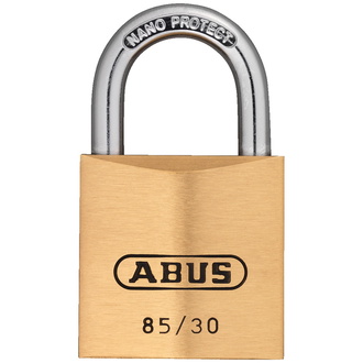 ABUS Vorhangschloss Messing 85/30 vs. Lock-Tag