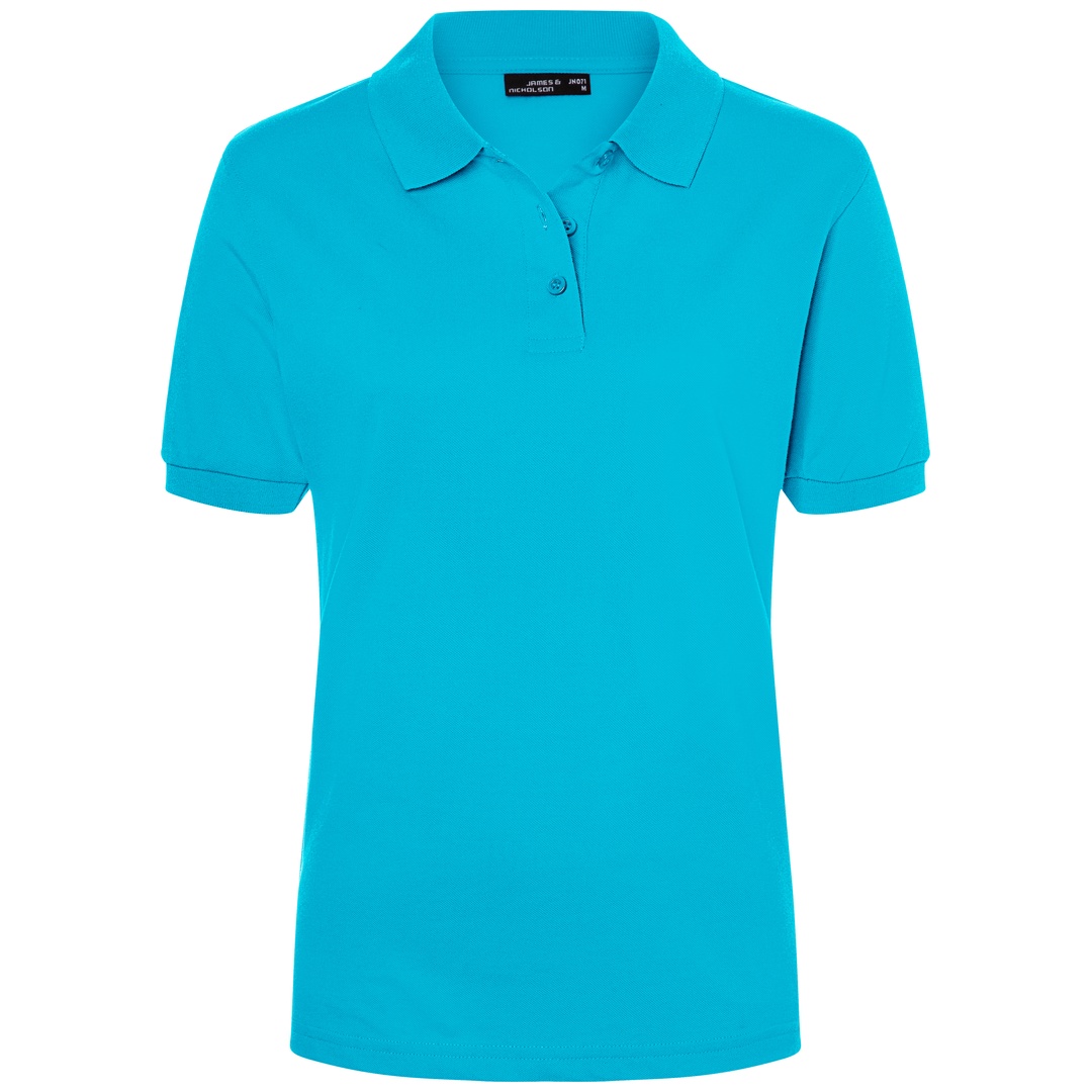 James & Nicholson Damen Polohemd JN071 Gr. L turquoise