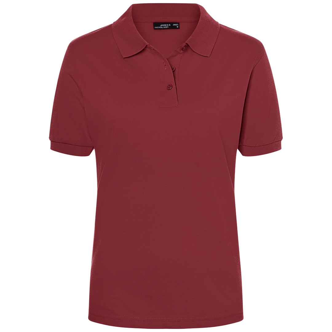 James & Nicholson Damen Polohemd JN071 Gr. S wine