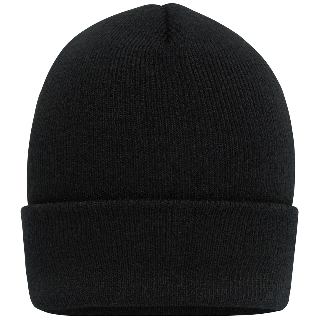 myrtle beach Strickmütze mit breitem Umschlag MB7139 Einheitsgröße black