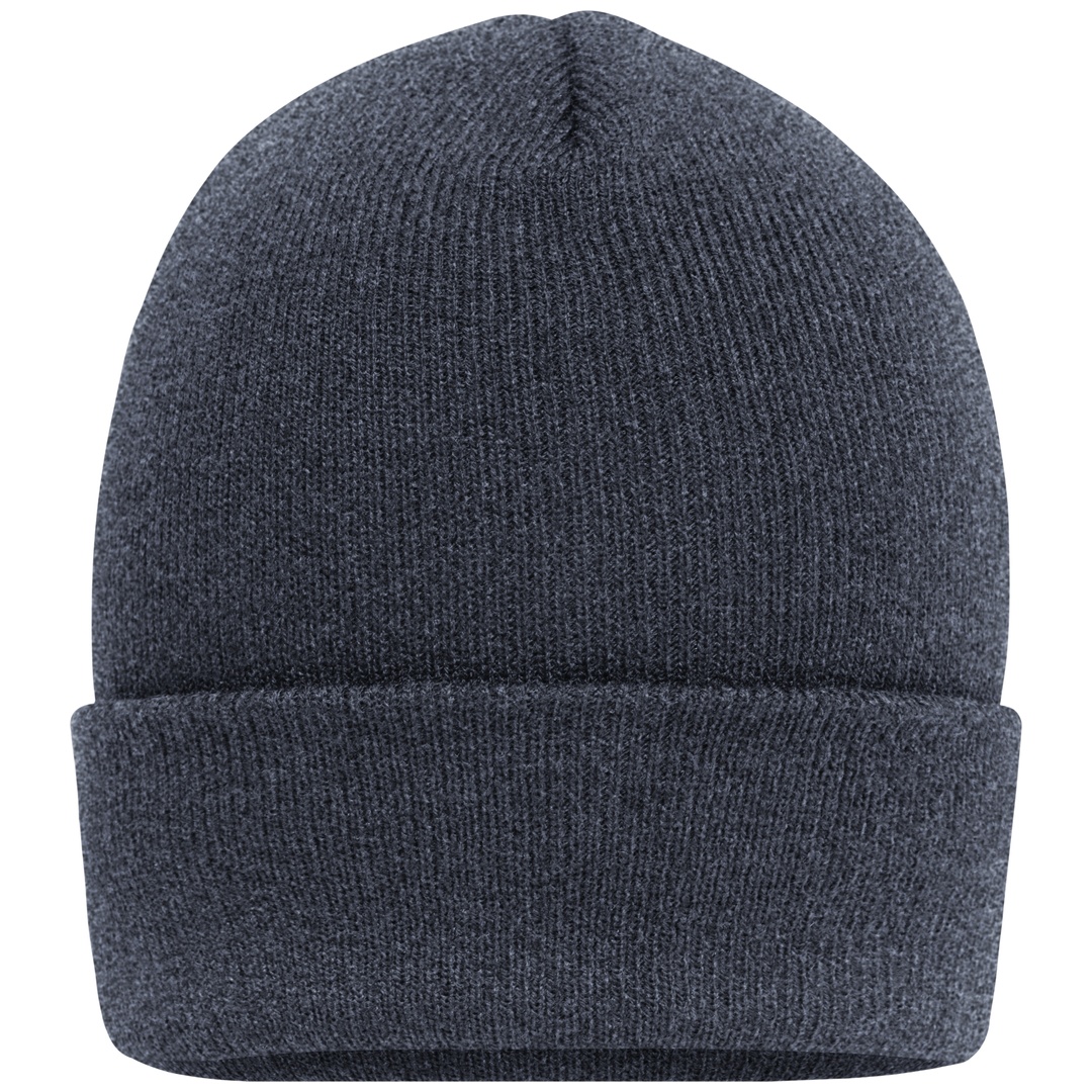 myrtle beach Strickmütze mit breitem Umschlag MB7139 Einheitsgröße grey-melange