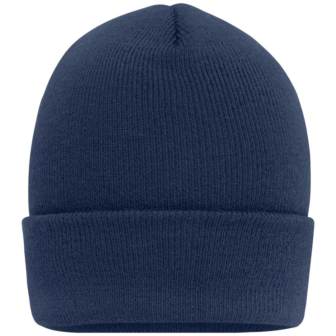 myrtle beach Strickmütze mit breitem Umschlag MB7139 Einheitsgröße navy