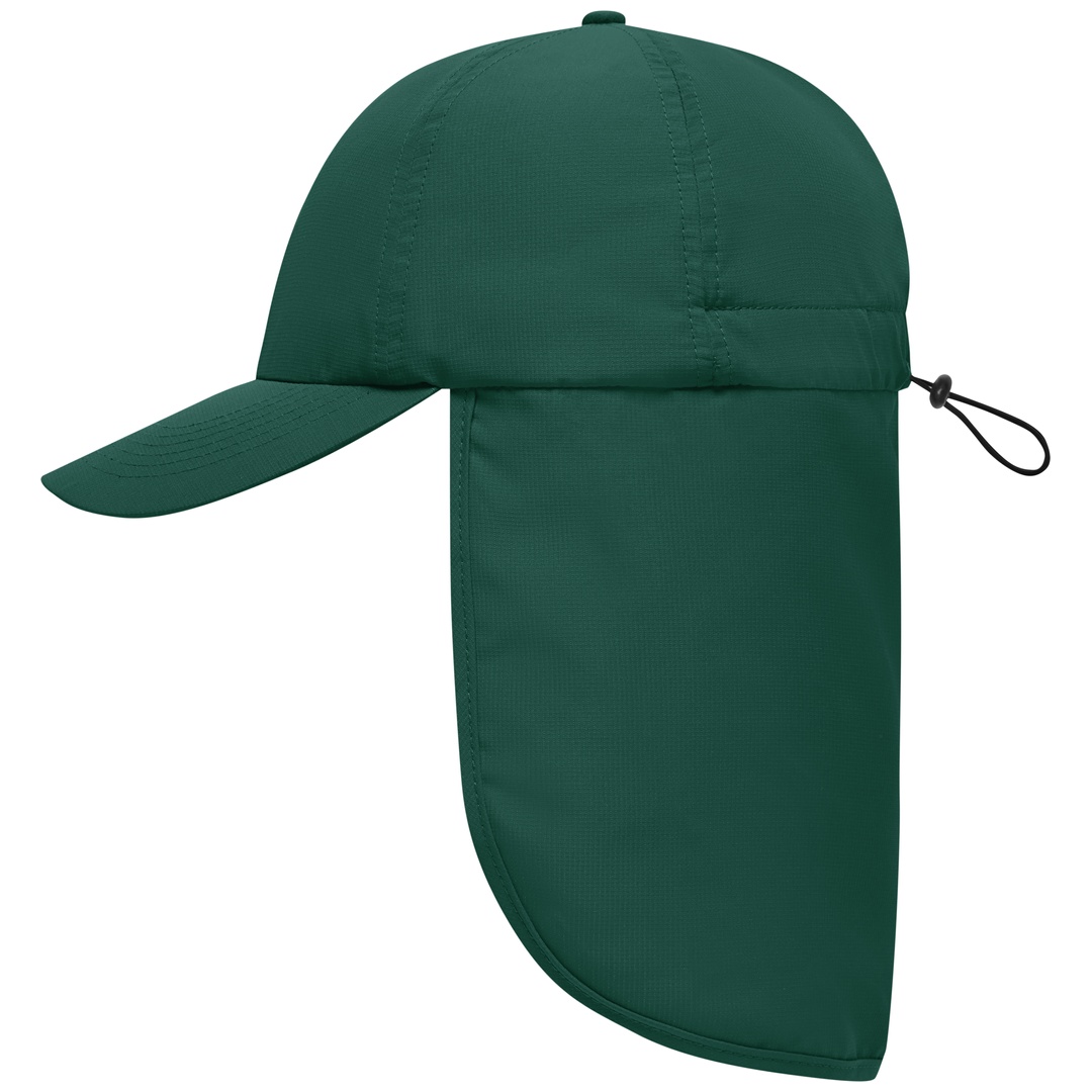 myrtle beach 6 Panel Kappe mit langem Nackenschutz MB6243 Einheitsgröße dark-green