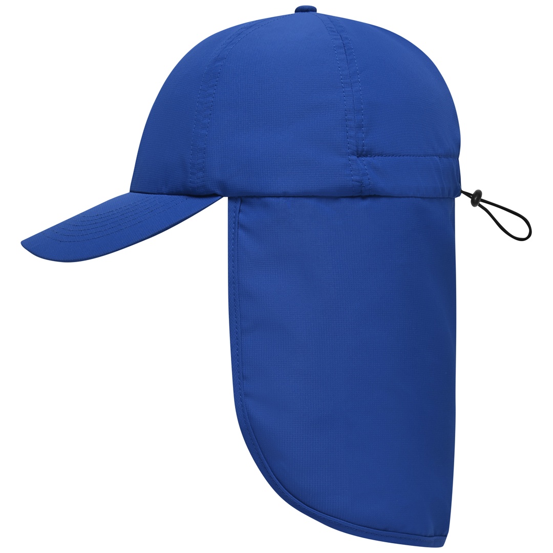 myrtle beach 6 Panel Kappe mit langem Nackenschutz MB6243 Einheitsgröße royal