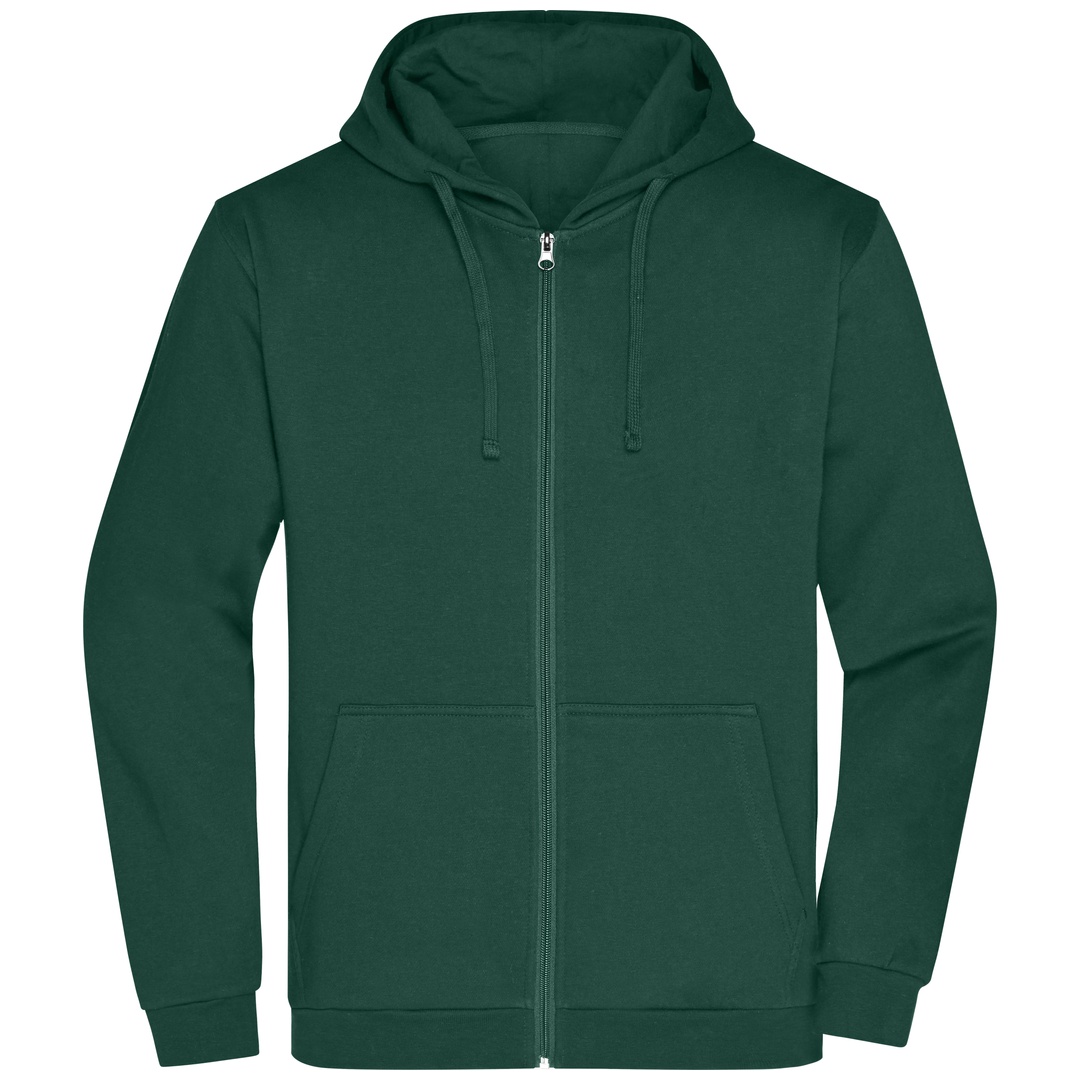 James & Nicholson Sweatjacke mit Kapuze Herren JN756 Gr. 2XL dark-green