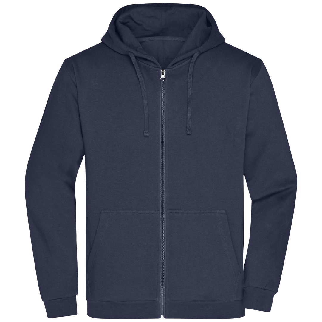 James & Nicholson Sweatjacke mit Kapuze Herren JN756 Gr. L navy