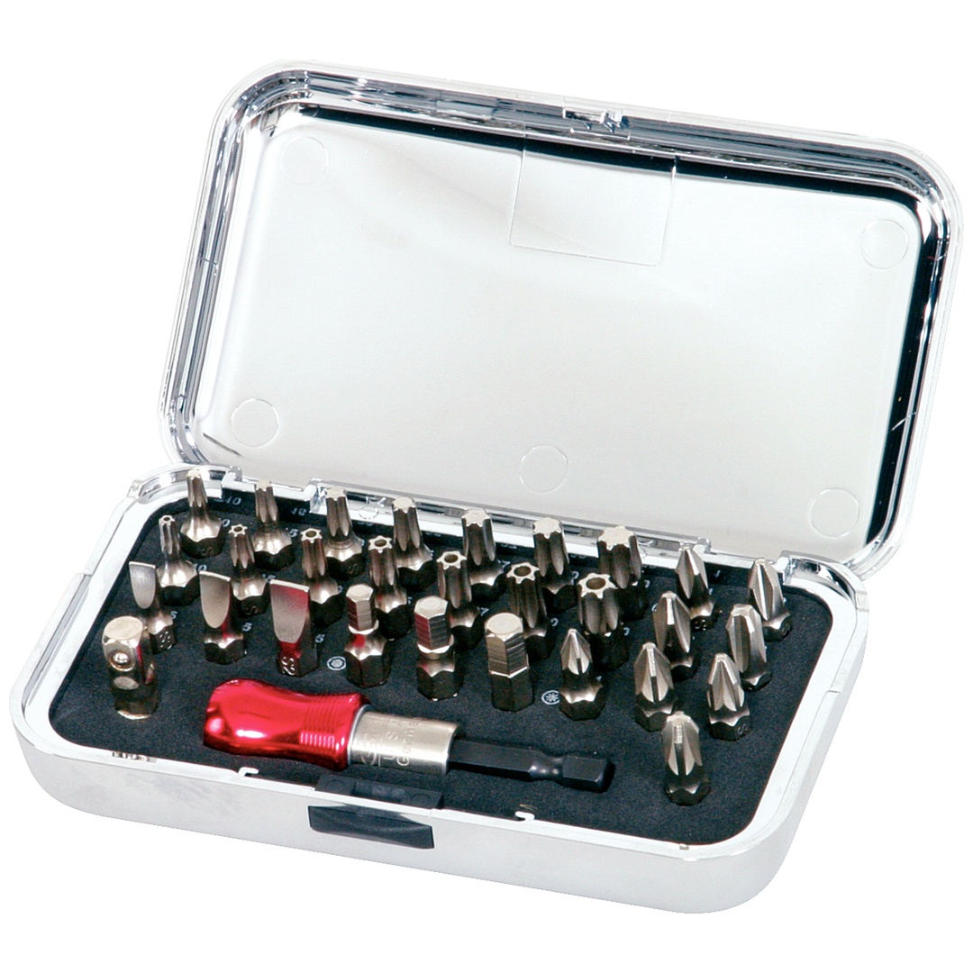 KS Tools 1/4 CHROMEplus Bit-Satz, 30-tlg