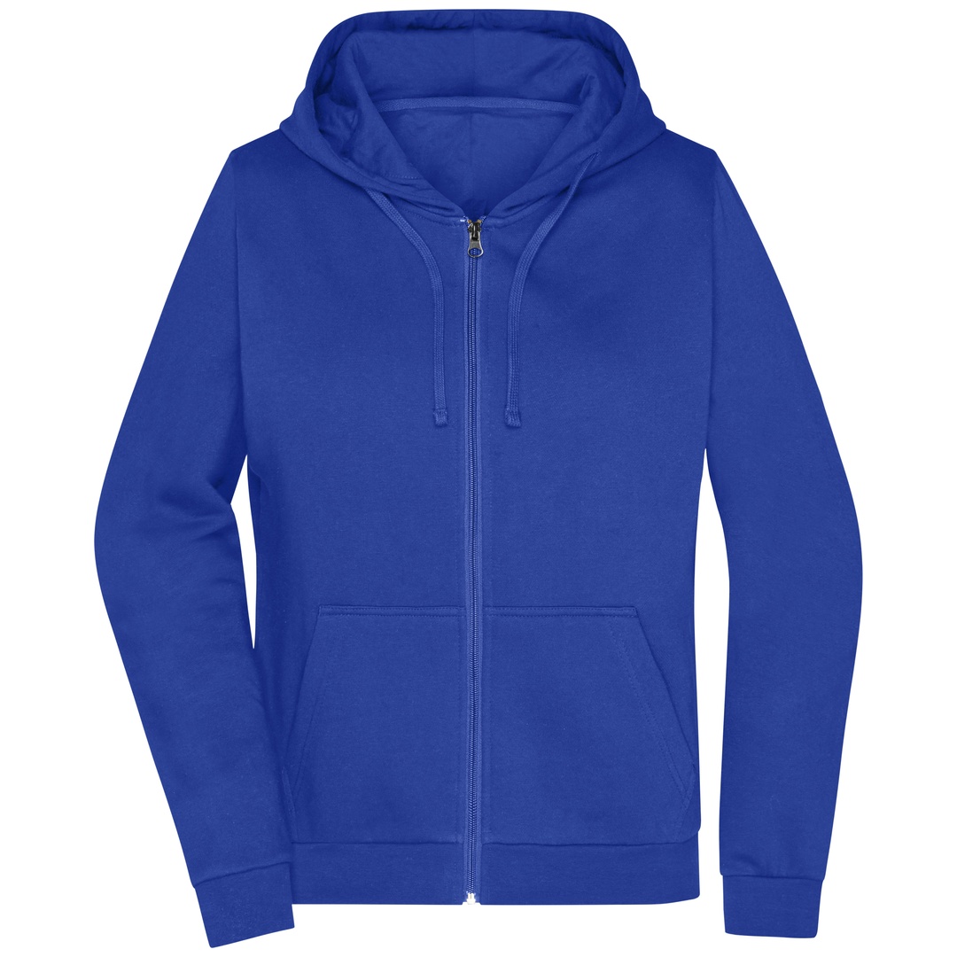 James & Nicholson Sweatjacke mit Kapuze Damen JN755 Gr. L dark-royal