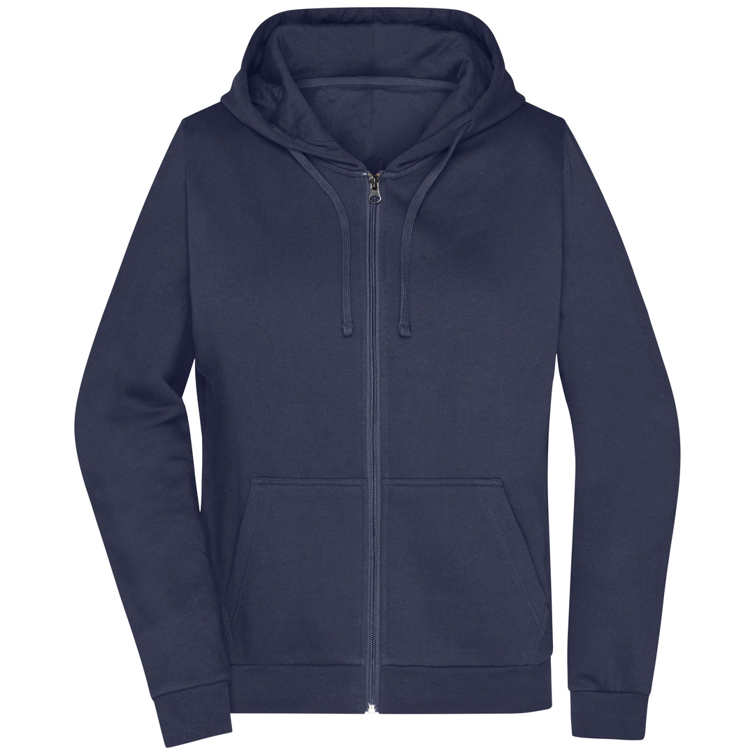 James & Nicholson Sweatjacke mit Kapuze Damen JN755 Gr. 3XL navy