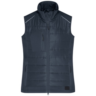 James & Nicholson Softshellweste Materialmix Damen JN1821 Gr. XS carbon/carbon