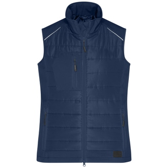 James & Nicholson Softshellweste Materialmix Damen JN1821 Gr. 2XL navy/navy