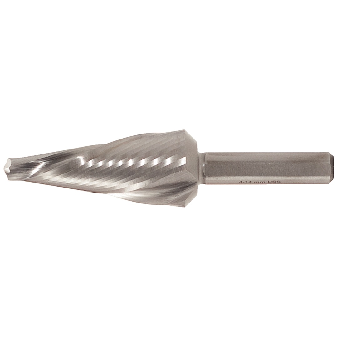 KS Tools HSS Blechschälbohrer spiralgenutet, Ø 4-14 mm