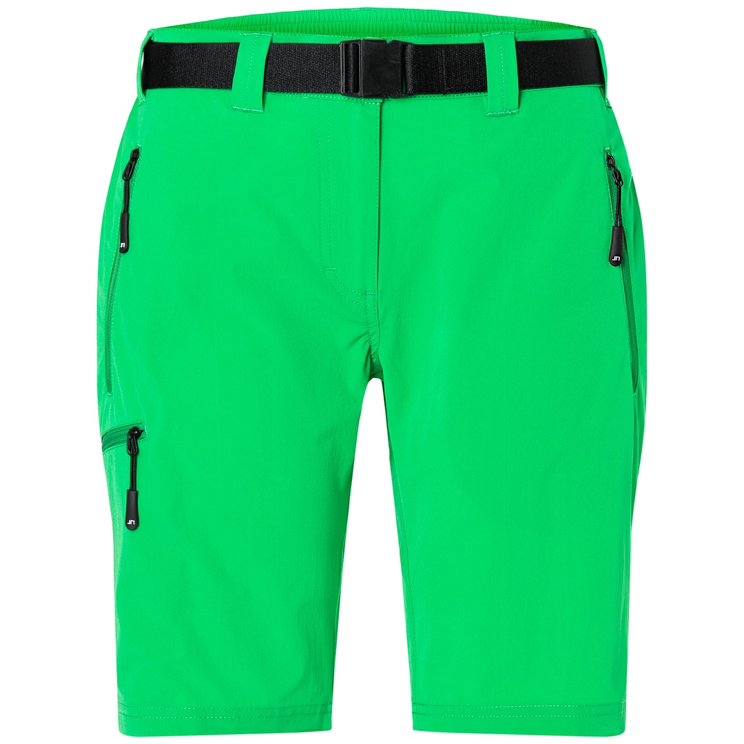James & Nicholson kurze Outdoorhose Damen JN1203 Gr. XS fern-green