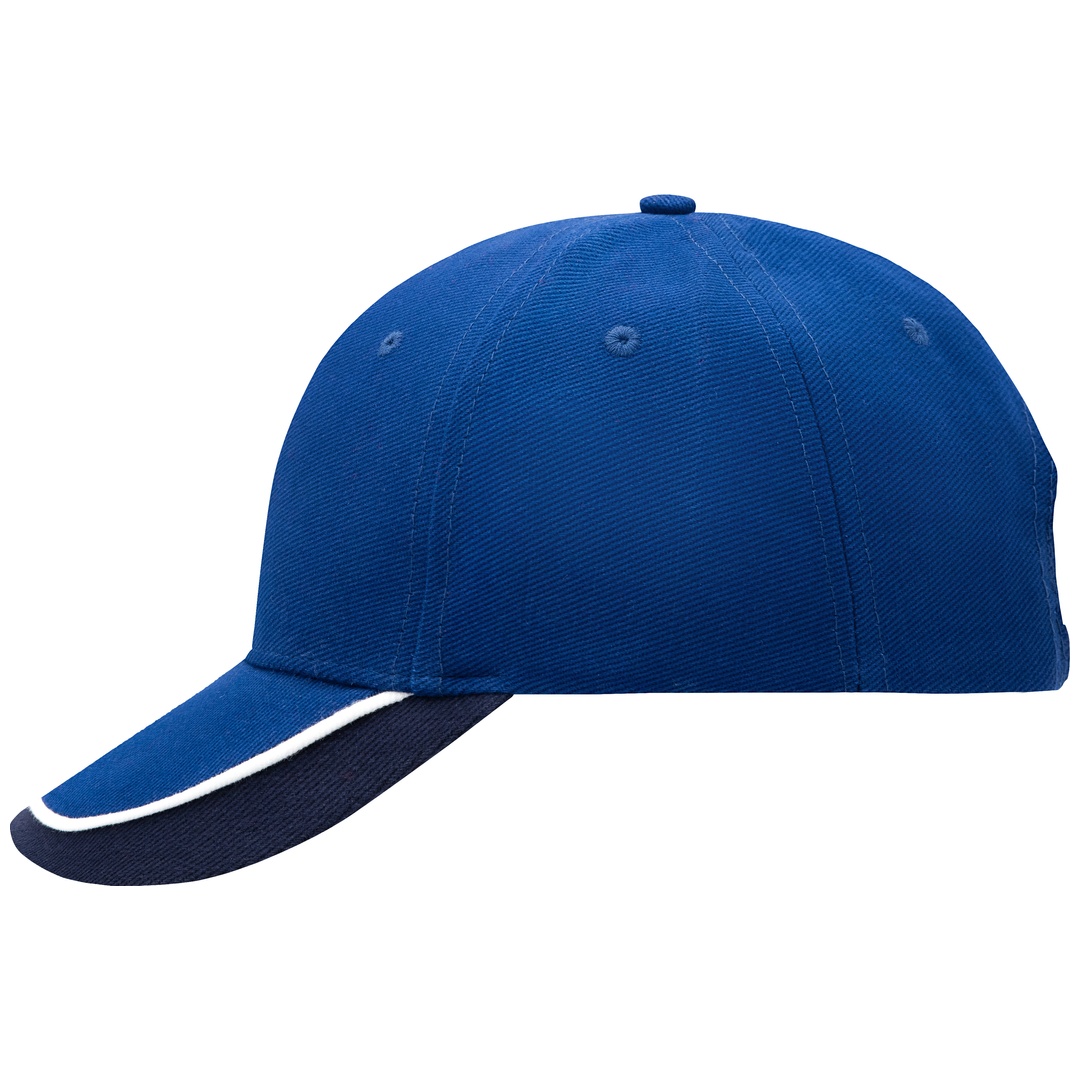 myrtle beach 6 Panel Kappe dreifarbig MB049 Einheitsgröße royal/white/navy