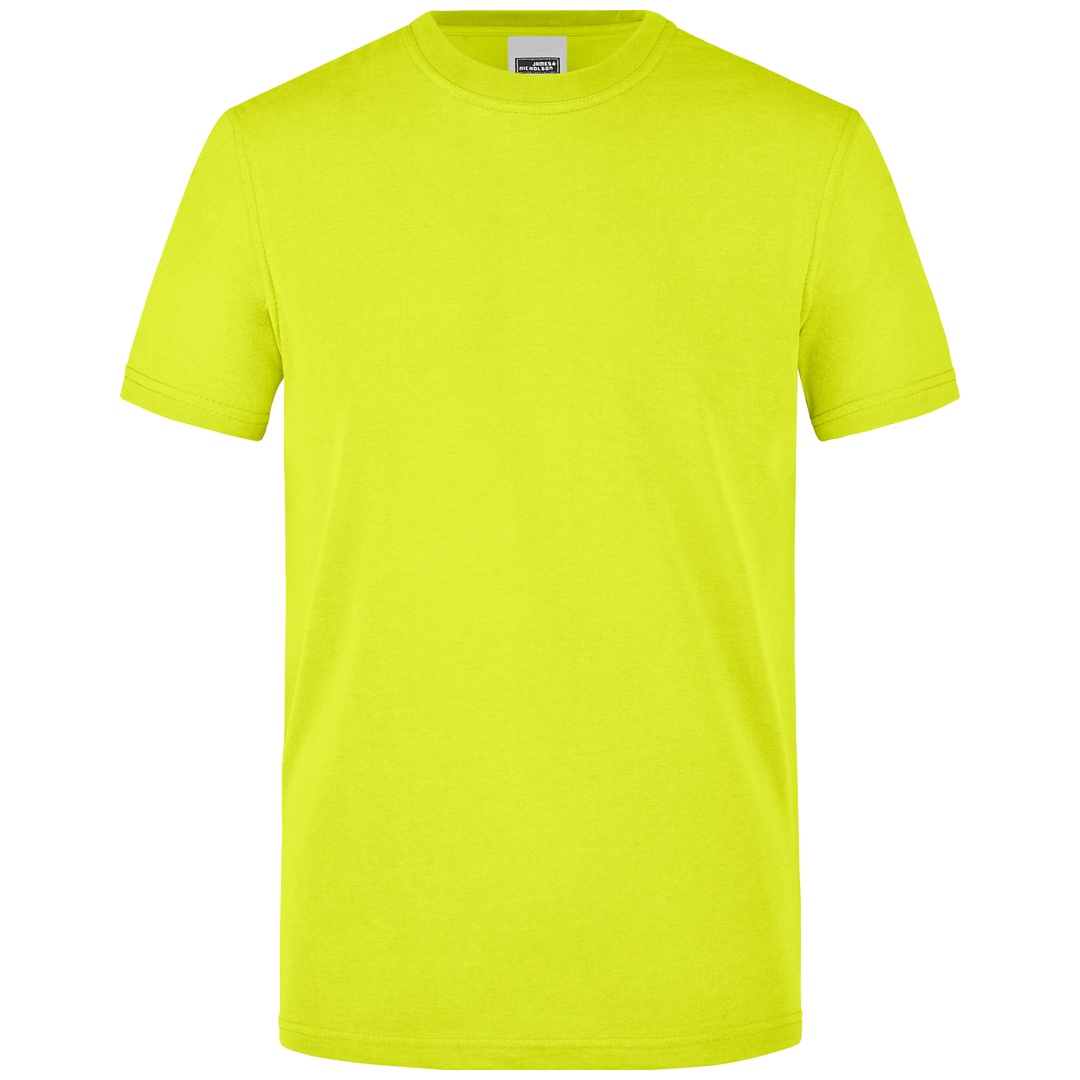 James & Nicholson T-Shirt in Signalfarben Herren JN1838 Gr. 4XL neon-yellow