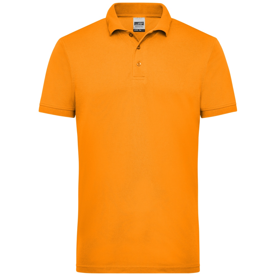 James & Nicholson Polo in Signalfarben Herren JN1830 Gr. L neon-orange