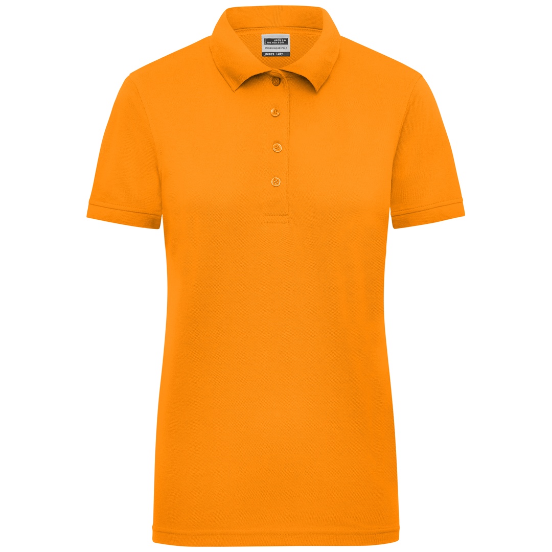 James & Nicholson Polo in Signalfarben Damen JN1829 Gr. 4XL neon-orange