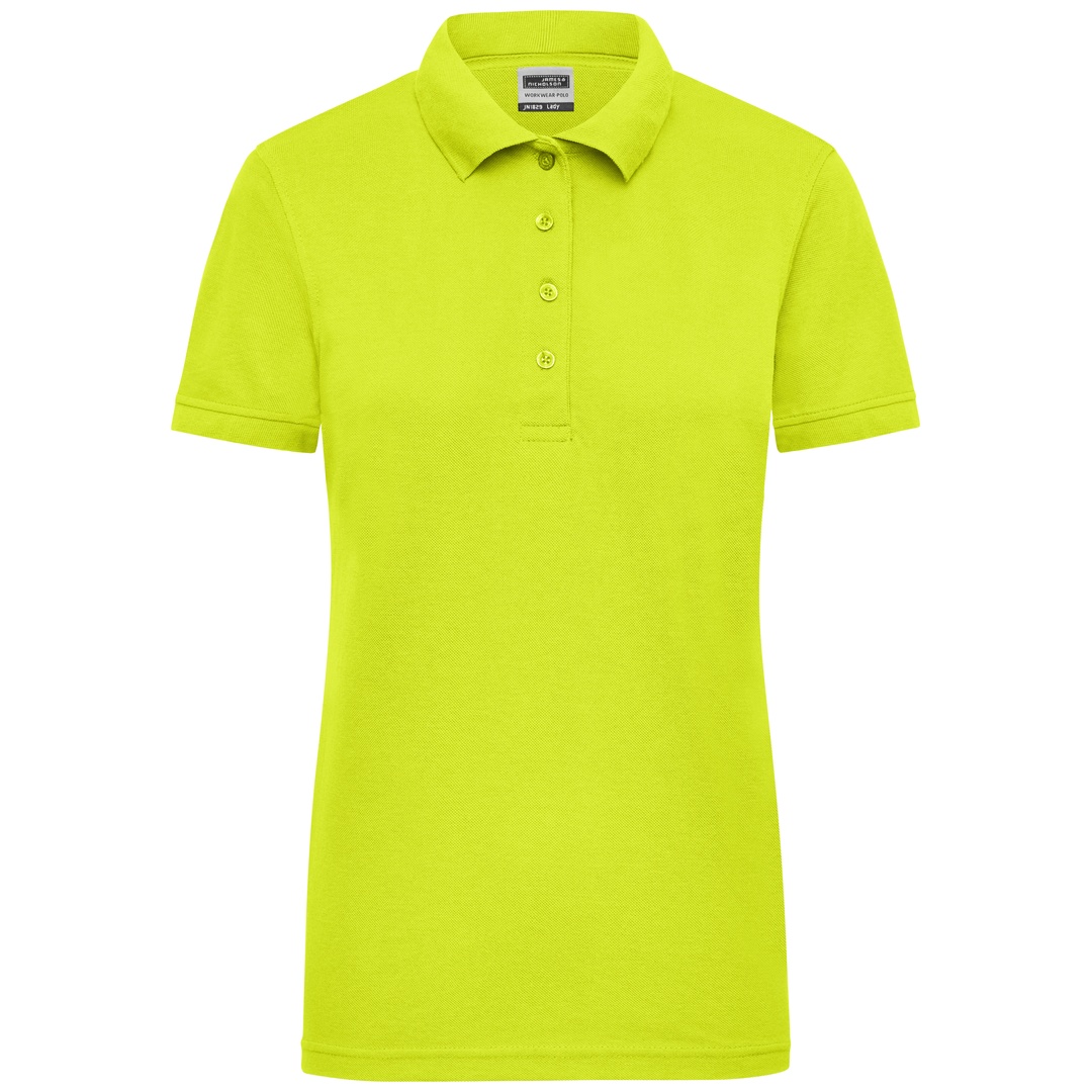 James & Nicholson Polo in Signalfarben Damen JN1829 Gr. L neon-yellow