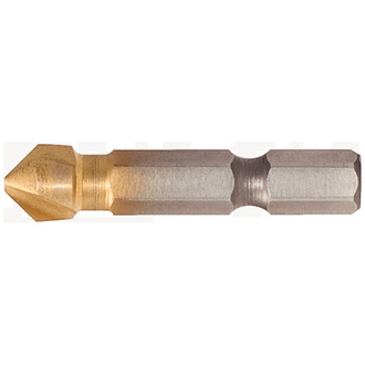 KS Tools 1/4" HSS TiN Kegel- und Entgratsenker-Bit 90°, 12,4 mm