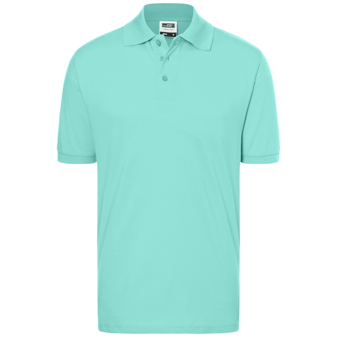 James & Nicholson Poloshirt Herren JN070 Gr. 2XL mint
