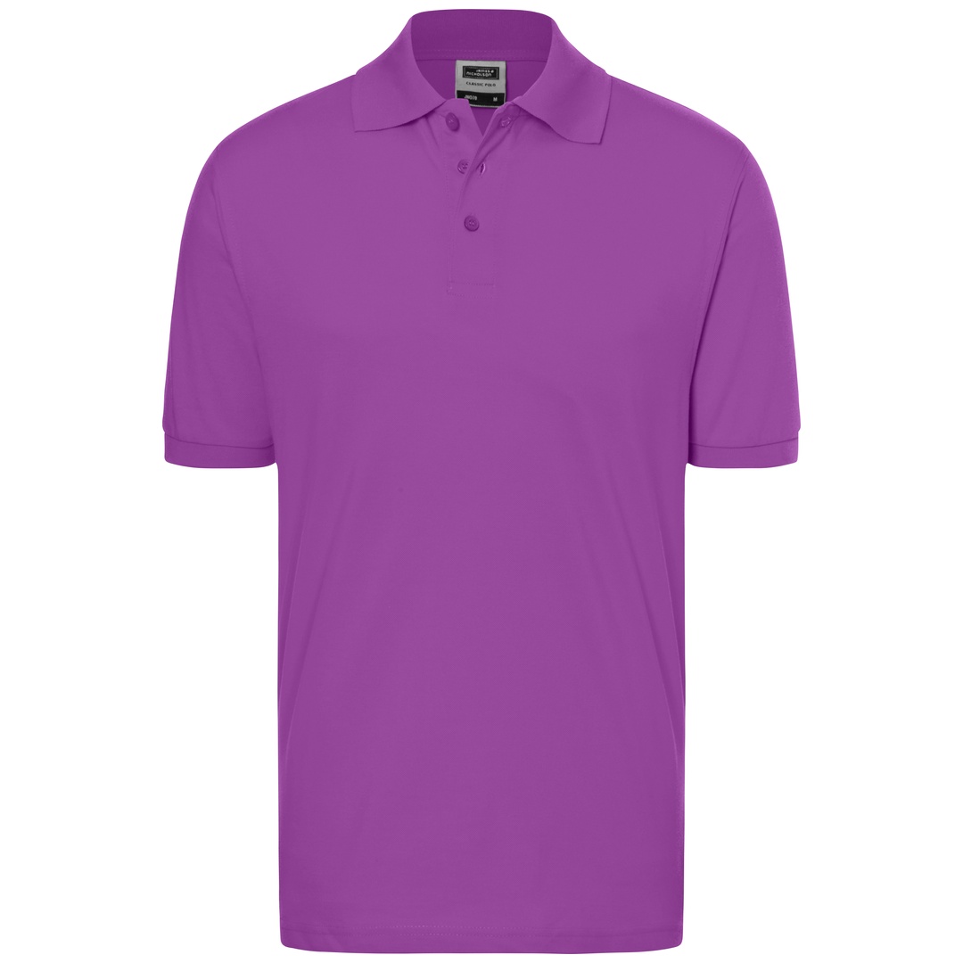 James & Nicholson Poloshirt Herren JN070 Gr. XL purple