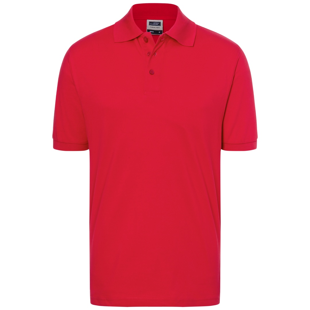 James & Nicholson Poloshirt Herren JN070 Gr. XL red
