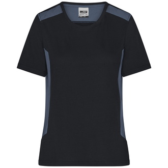 James & Nicholson Workwear T-Shirt Damen JN1823 Gr. 3XL black/carbon