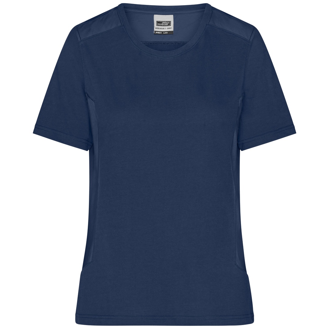 James & Nicholson Workwear T-Shirt Damen JN1823 Gr. XS navy/navy