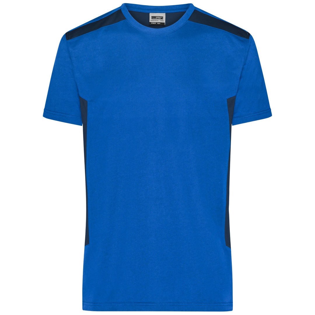 James & Nicholson Workwear T-Shirt Herren JN1824 Gr. M royal/navy