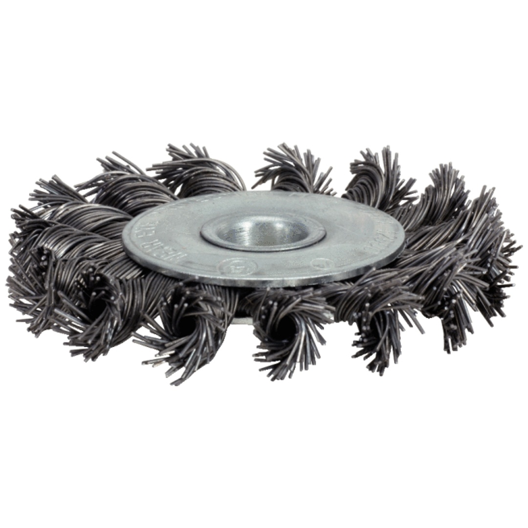 KS Tools Rostfreie Stahldrahtrundbürste 0,5 mm, Ø 100 mm