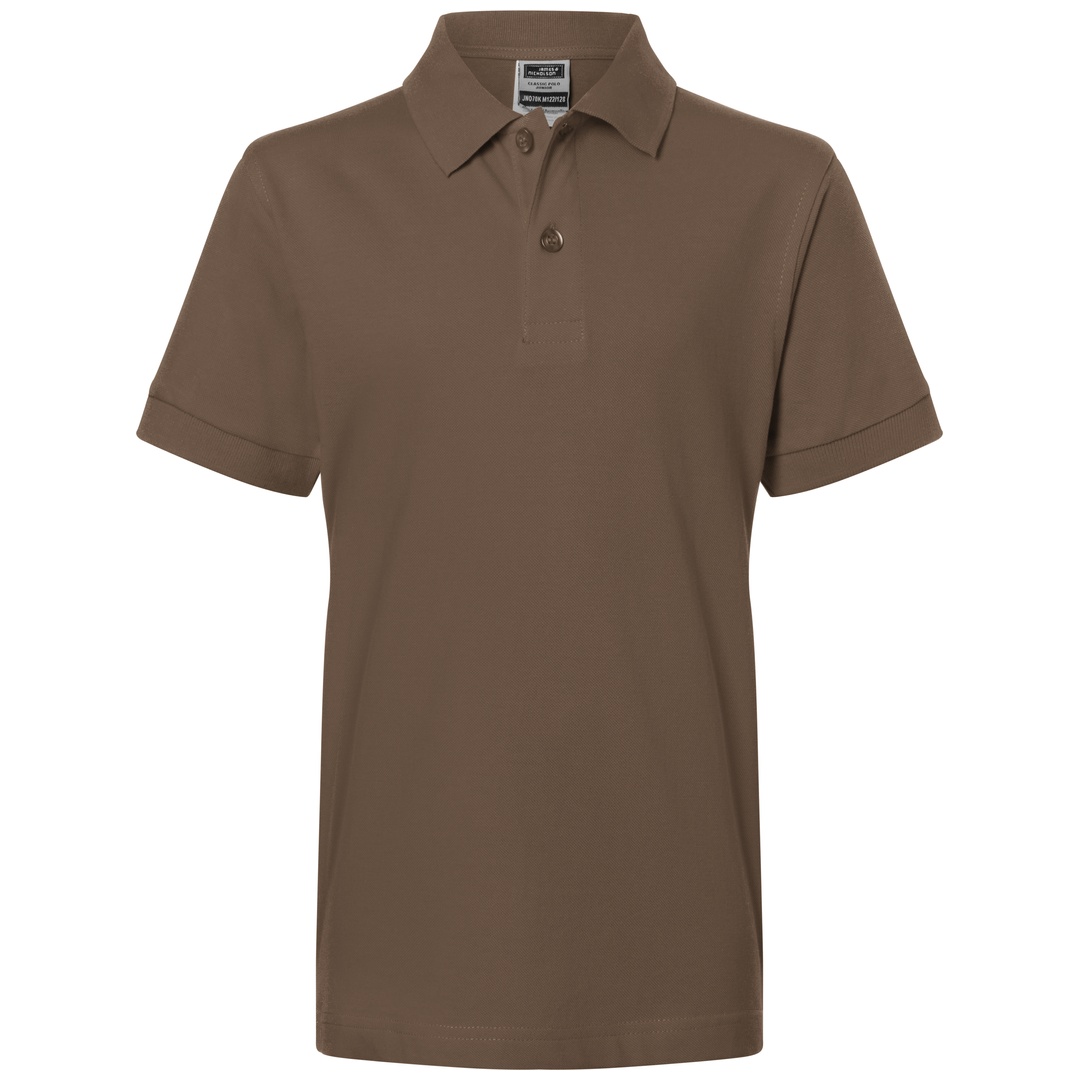 James & Nicholson Poloshirt Kinder JN070K Gr. XS-98/104 brown