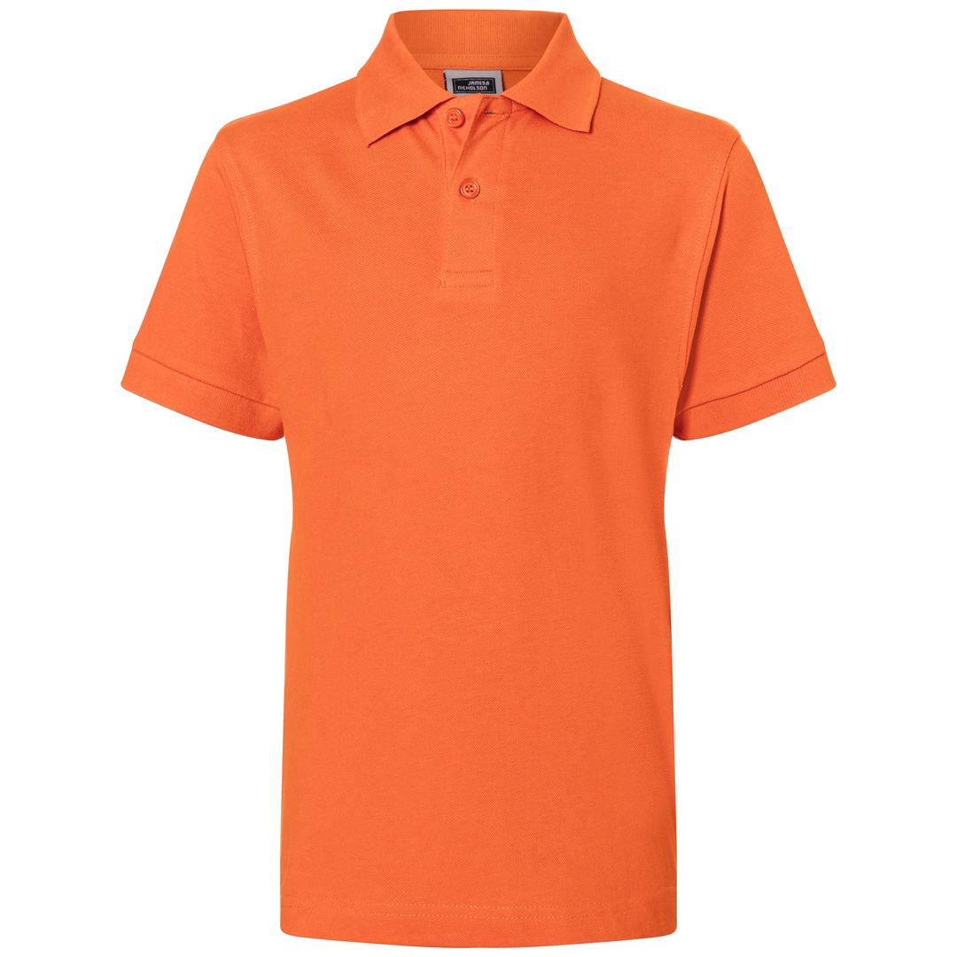James & Nicholson Poloshirt Kinder JN070K Gr. XL-146/152 dark-orange