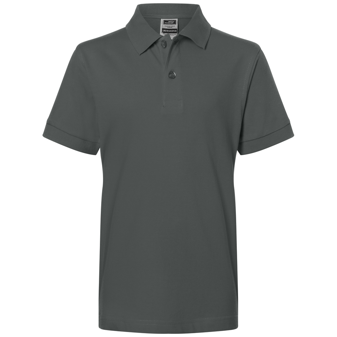 James & Nicholson Poloshirt Kinder JN070K Gr. L-134/140 graphite