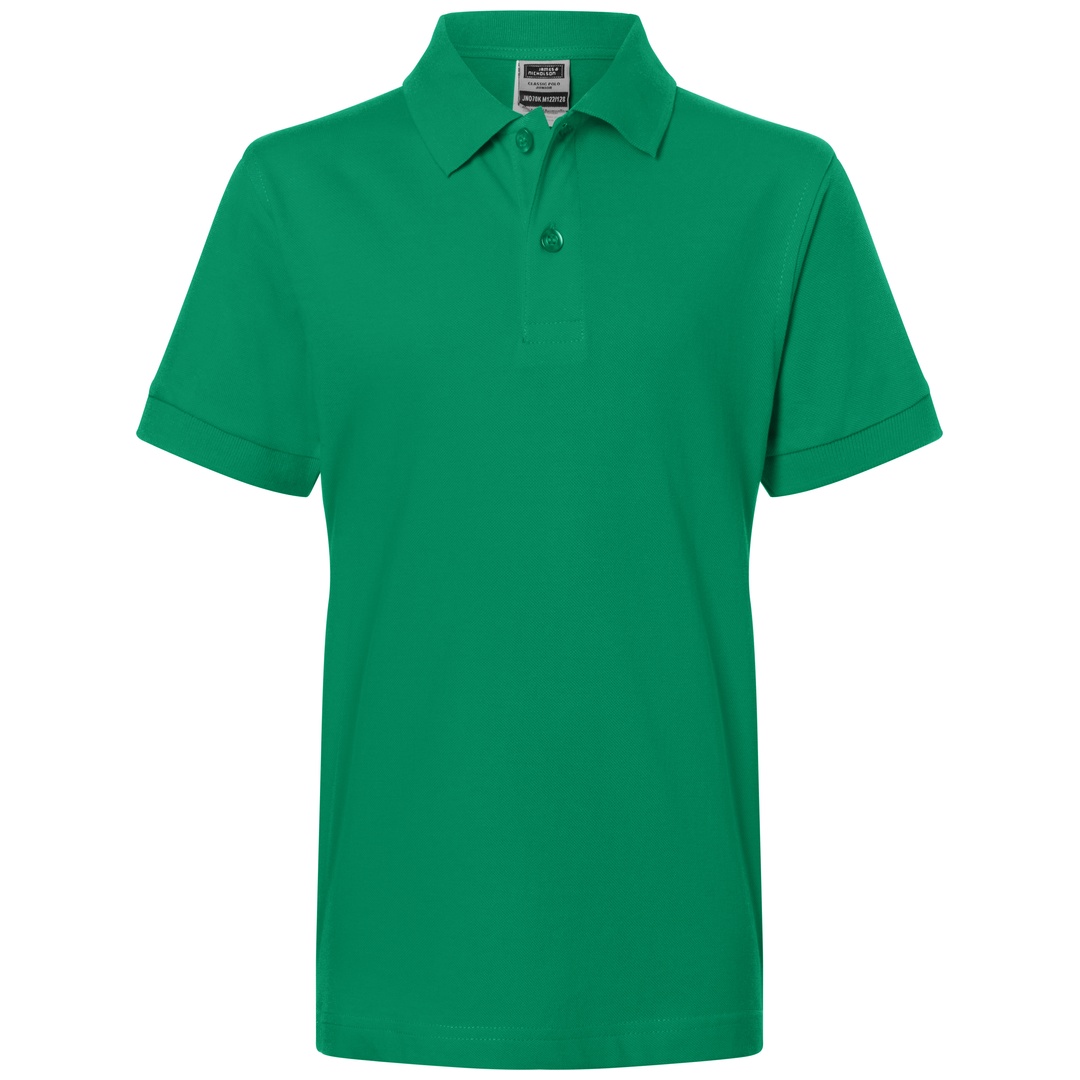 James & Nicholson Poloshirt Kinder JN070K Gr. M-122/128 irish-green