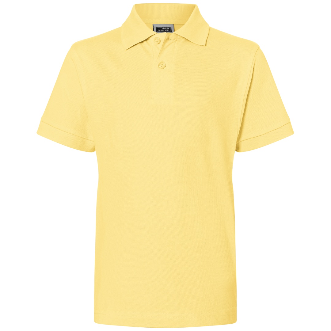 James & Nicholson Poloshirt Kinder JN070K Gr. XL-146/152 light-yellow