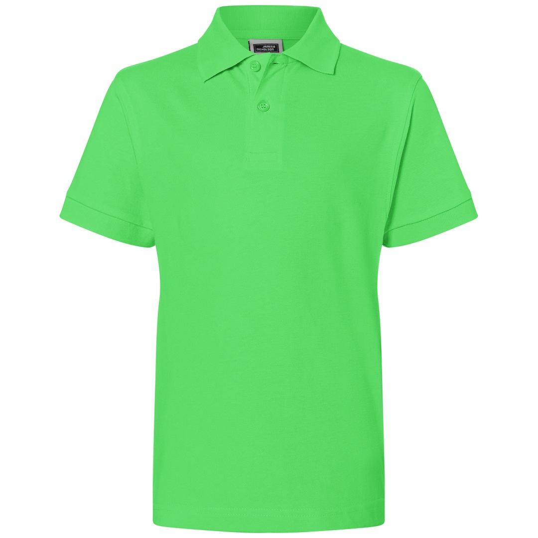 James & Nicholson Poloshirt Kinder JN070K Gr. M-122/128 lime-green