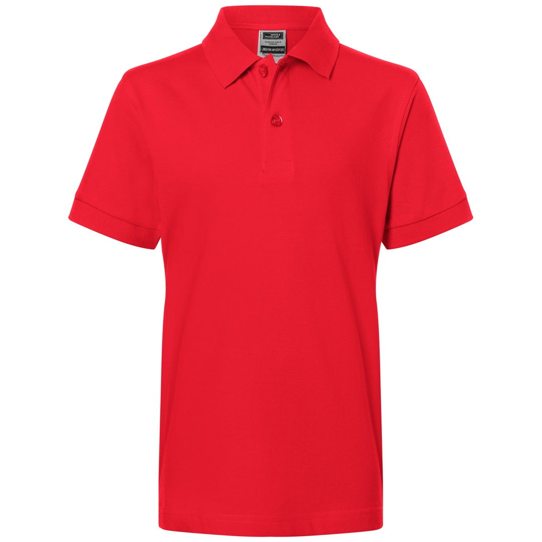 James & Nicholson Poloshirt Kinder JN070K Gr. L-134/140 signal-red