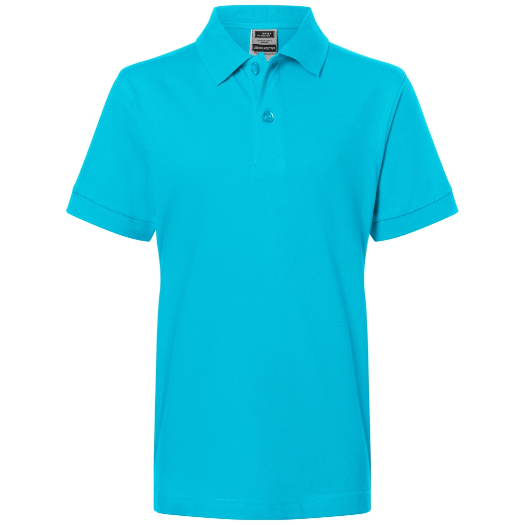 James & Nicholson Poloshirt Kinder JN070K Gr. XL-146/152 turquoise
