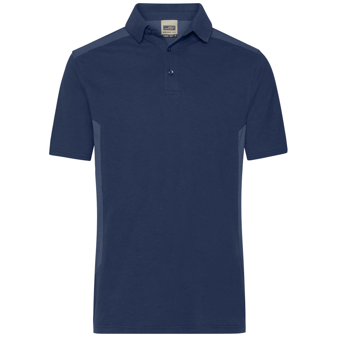 James & Nicholson Workwear Polo Herren JN1826 Gr. XS navy/navy