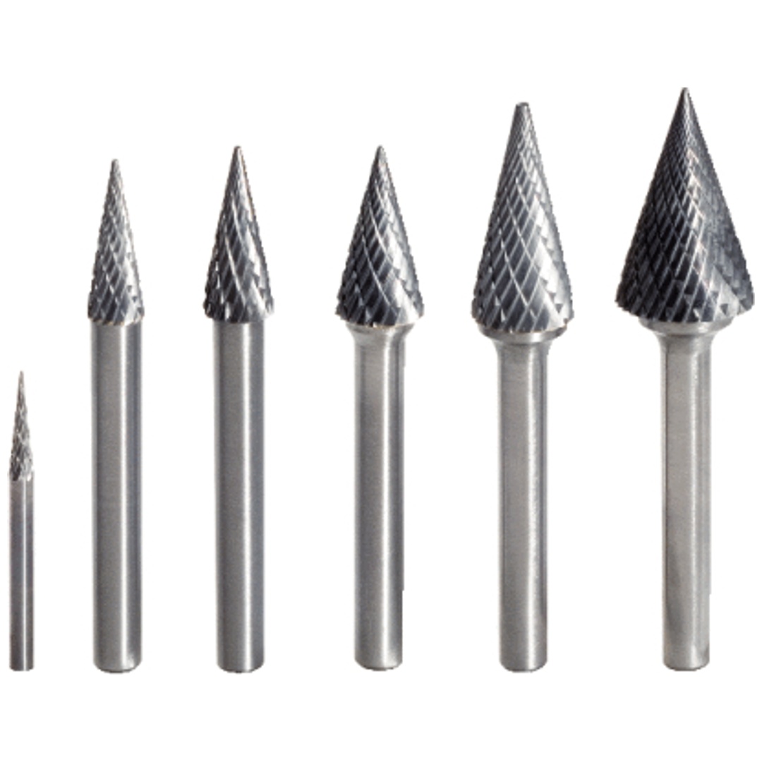 KS Tools HM Spitzkegel-Frässtift Form M, 3 mm