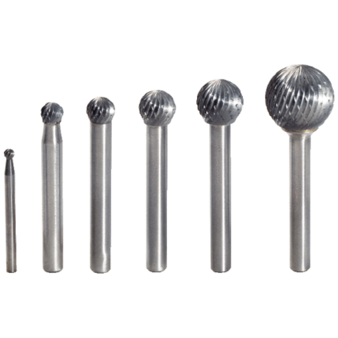 KS Tools HM Kugel-Frässtift Form D, 12 mm