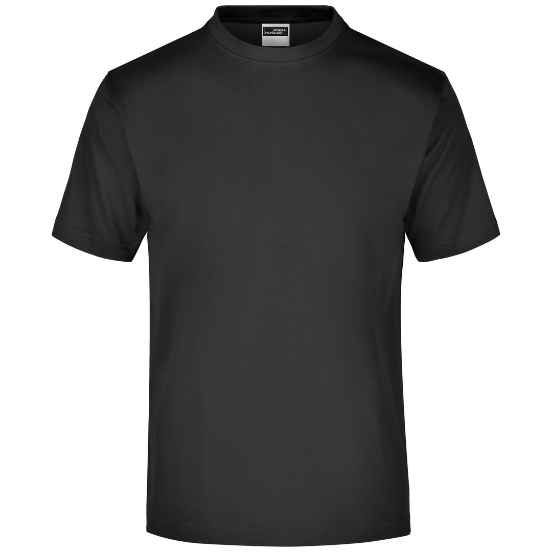James & Nicholson Komfort-T-Shirt aus Single-Jersey Herren JN001 Gr. 2XL black