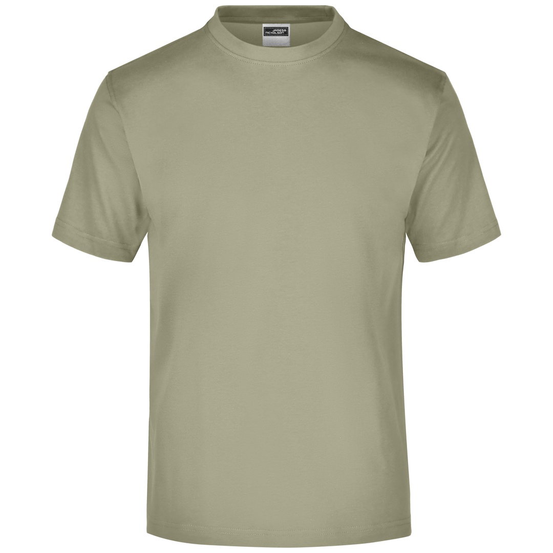 James & Nicholson Komfort-T-Shirt aus Single-Jersey Herren JN001 Gr. XL khaki