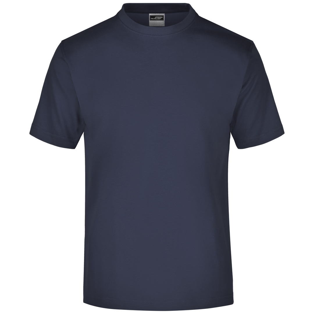 James & Nicholson Komfort-T-Shirt aus Single-Jersey Herren JN001 Gr. L navy